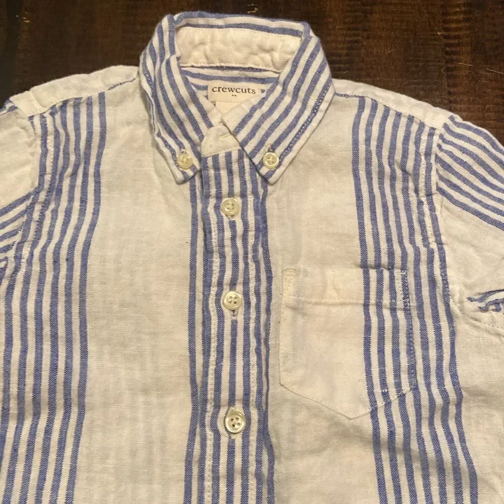 Boys lot of 2T Button Down Shirts Crewcuts, Carter, Gap & Cat & Jack